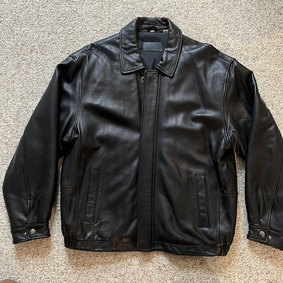 charter club leather jacket